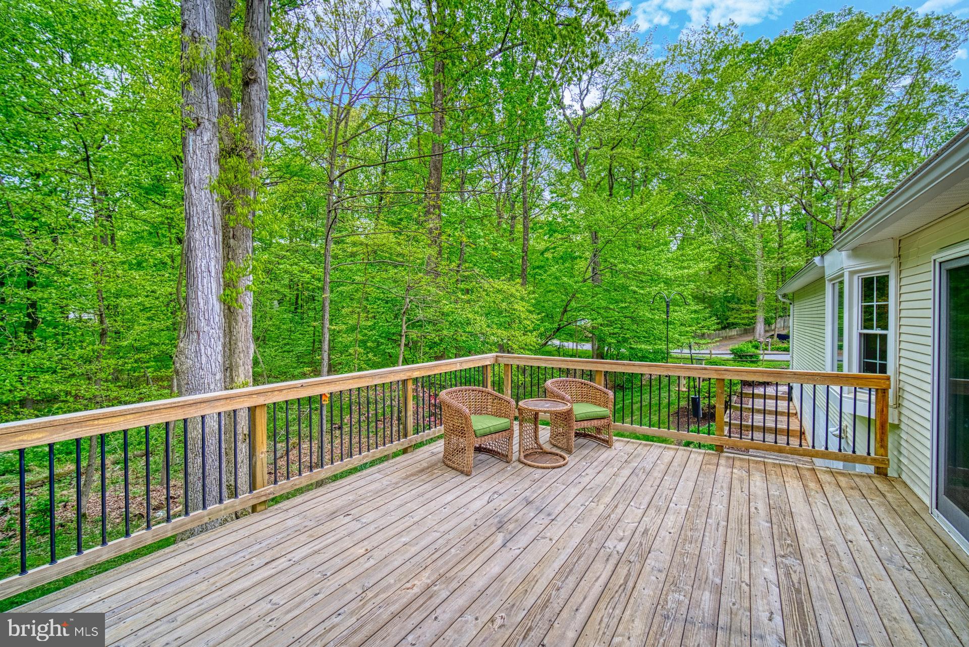 4913 Pheasant Ridge Road Fairfax, VA 22030 - Photo 27 of 33 2012 deck with wrought iron balasters