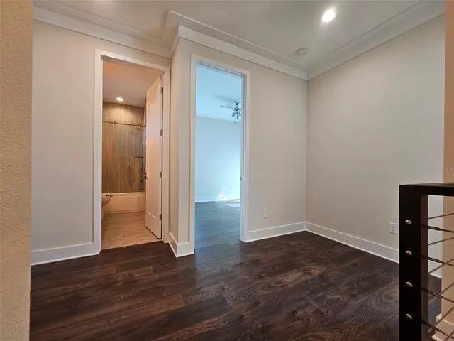wooden floor in a room