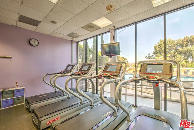 a view of gym equipment