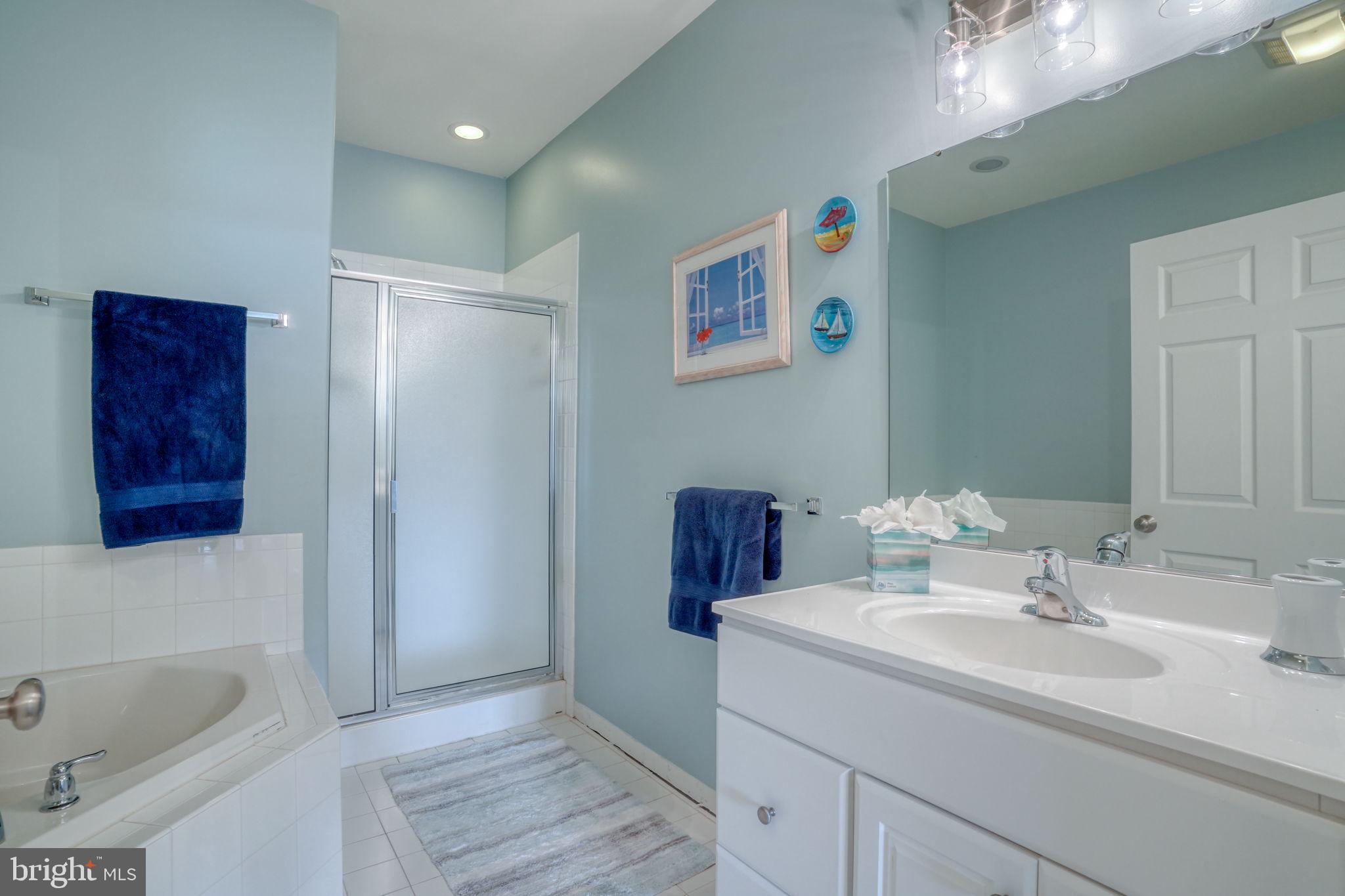 17432 Slipper Shell Way, Unit 22 Lewes, DE 19958 - Photo 38 of 50 PRIMARY BATH WITH SEPARATE SOAKING TUB AND SHOWER