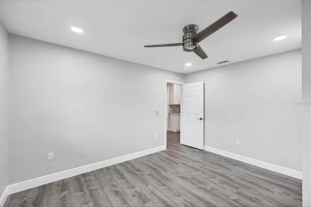 wooden floor in an empty room
