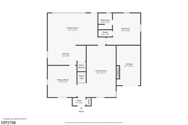 $793,000 | 33 Mapes Avenue, Nutley, NJ 07110