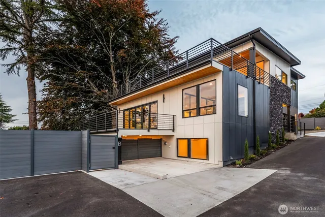 a front view of a house with a porch