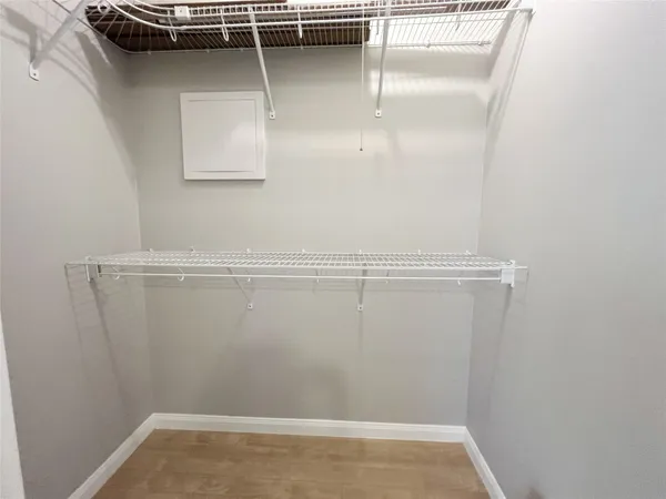 a childrens park with lots of swings and slides