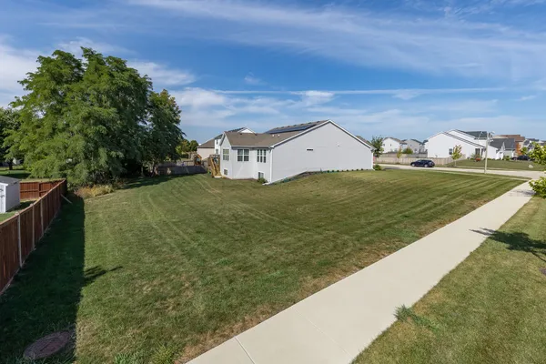 front view of house with a yard