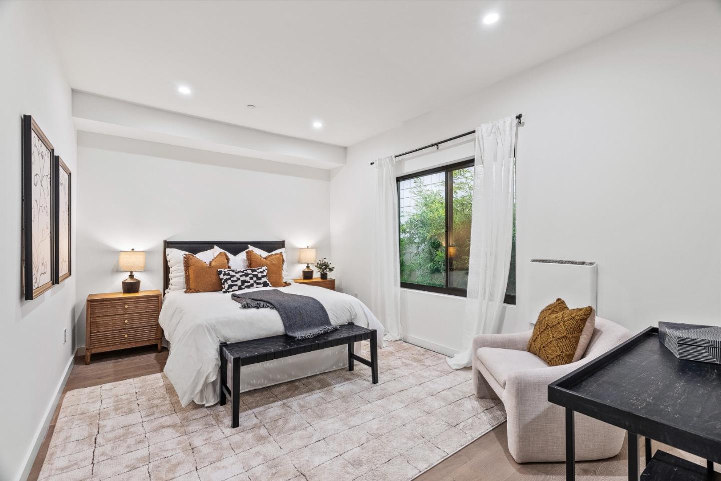 908 Woodside Road Redwood City, CA 94061 - Photo 6 of 34 a bedroom with a bed and a window