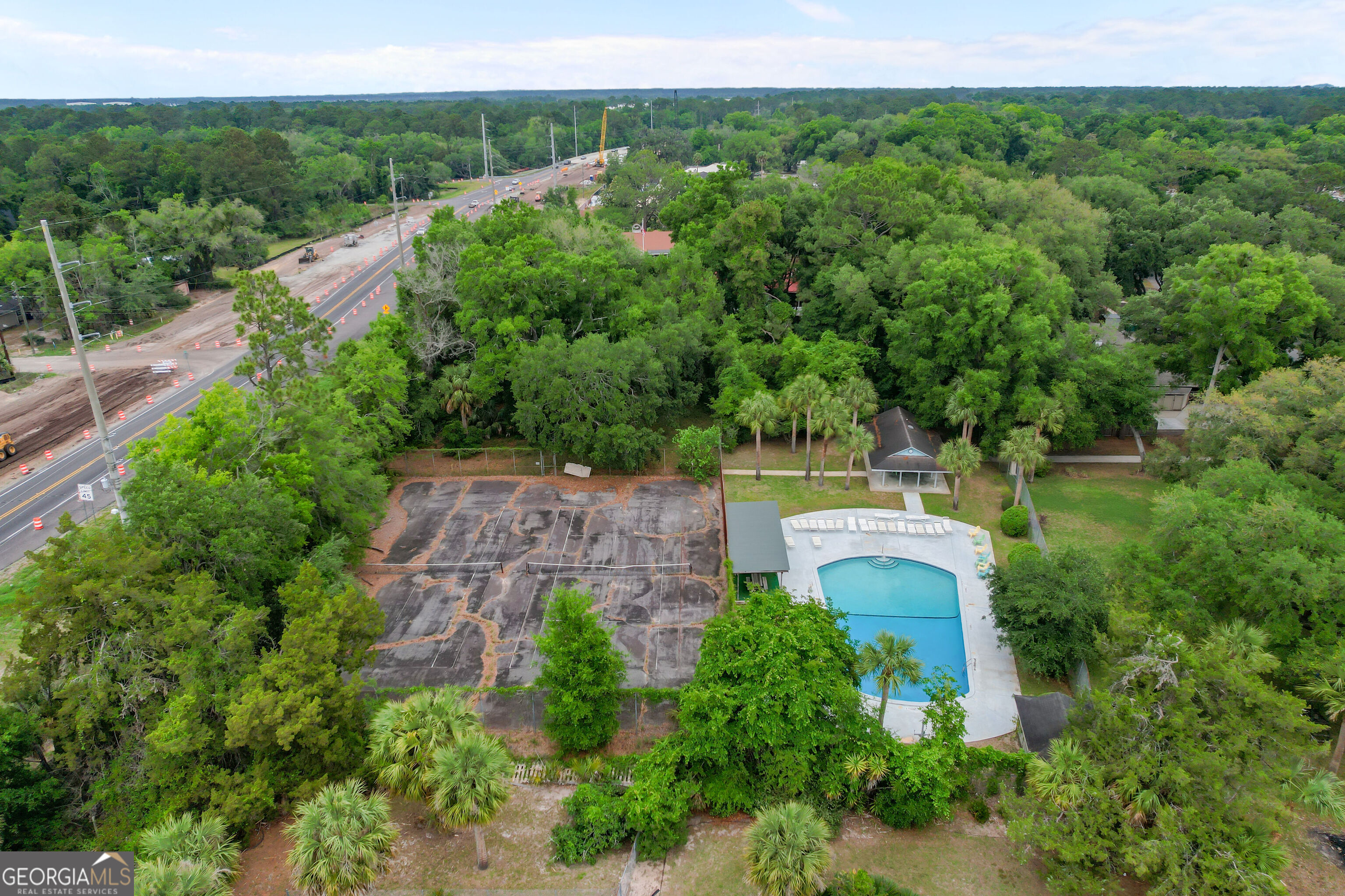 103 Cartwright Circle Brunswick, GA 31525 - Photo 42 of 54 an aerial view of a house with a yard