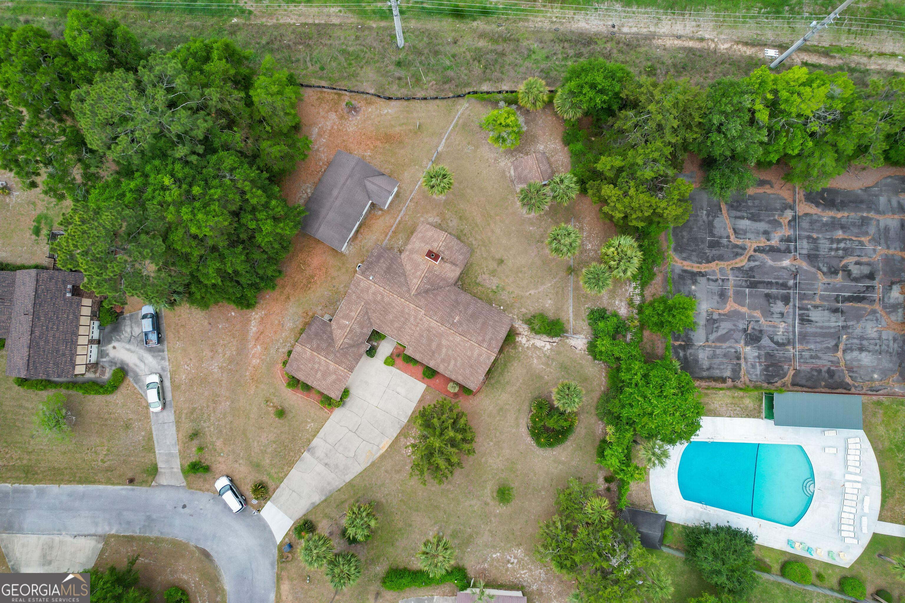 103 Cartwright Circle Brunswick, GA 31525 - Photo 50 of 54 an aerial view of house with yard