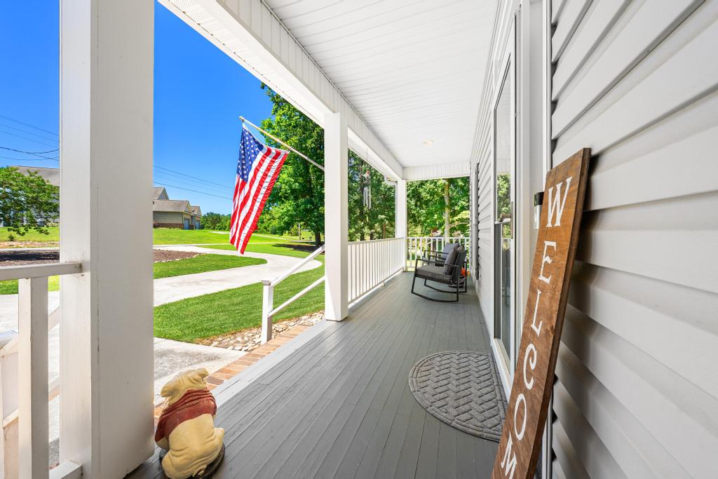 217 Maret Road Townville, SC 29689 - Photo 7 of 35 This welcoming front porch, offering peaceful views