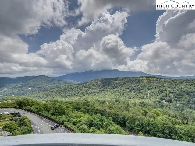 a view of a garden with an buildings