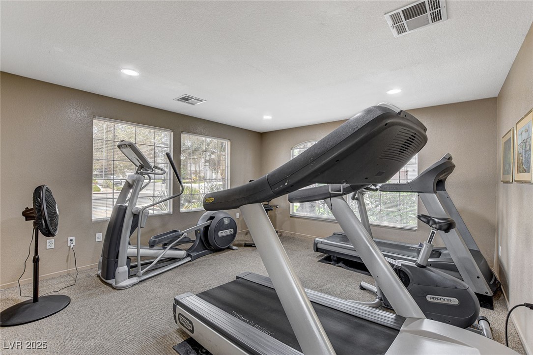 511 Rafkin Place Henderson, NV 89052 - Photo 57 of 64 Exercise room with recessed lighting