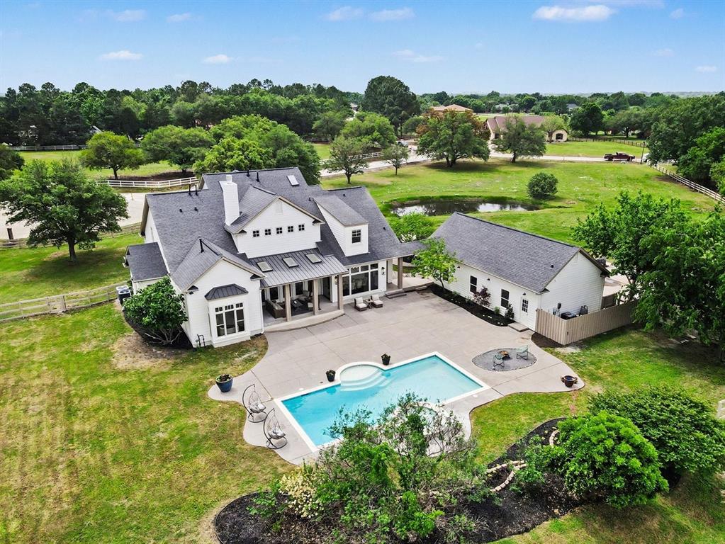 3923 Ranch Estates Circle Plano, TX 75074 - Photo 29 of 32 an aerial view of a house with garden space and street view