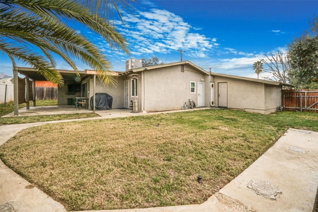 33962 Clark Lane Yucaipa, CA 92399 - Photo 36 of 48 a view of a backyard with a garden
