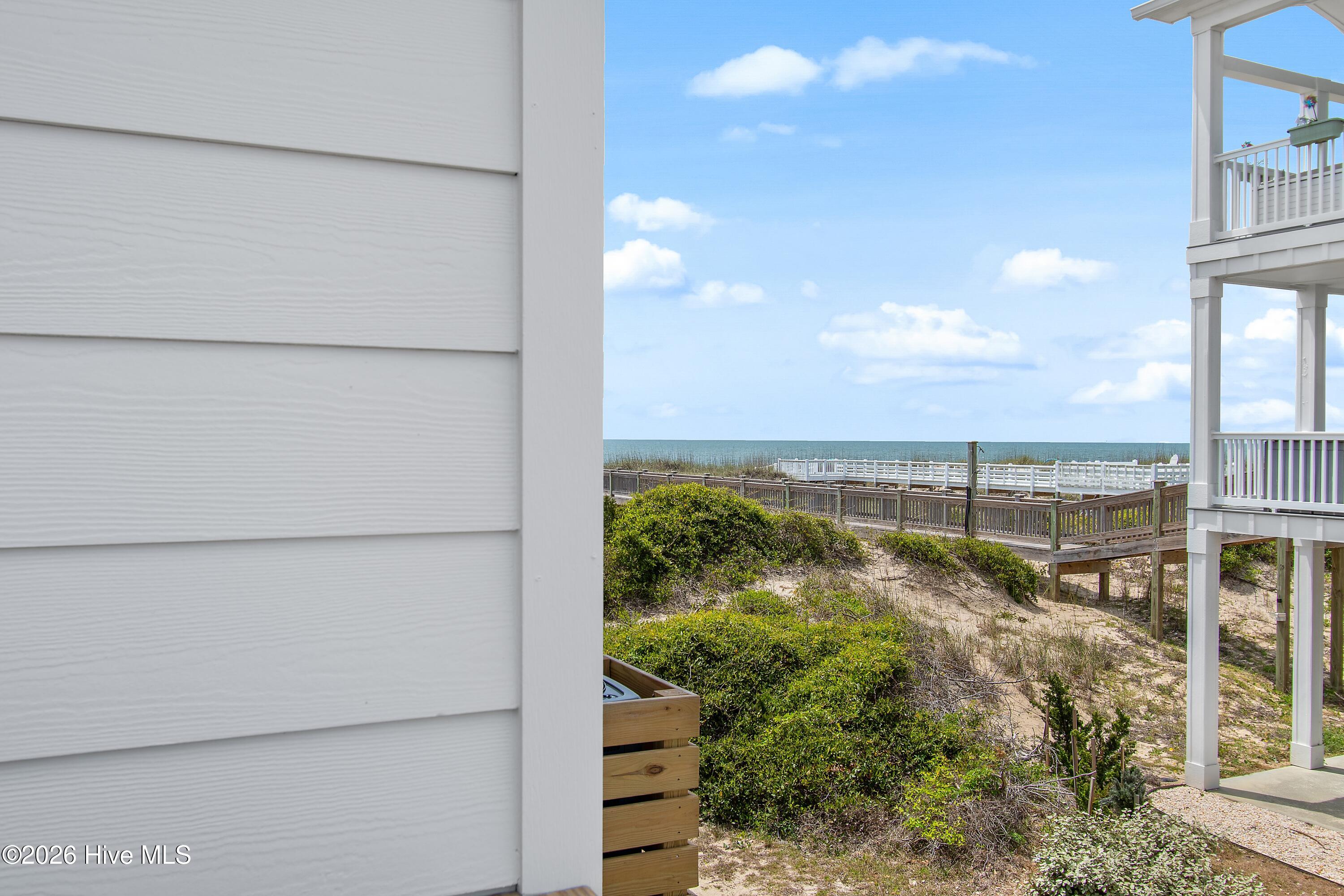 645 Caswell Beach Road Oak Island, NC 28465 - Photo 31 of 77 Ocean View from Front Right Deck
