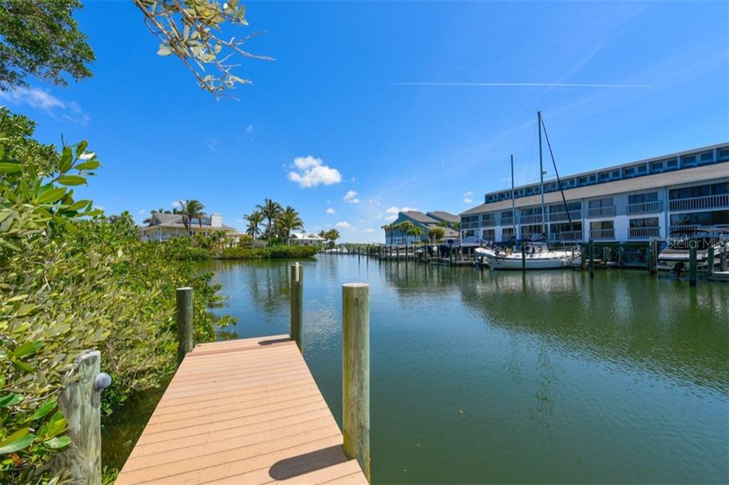 Dock with water views