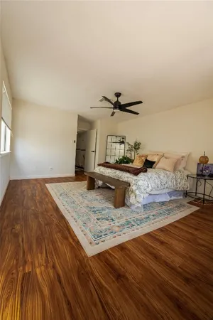 a view of a living room with furniture