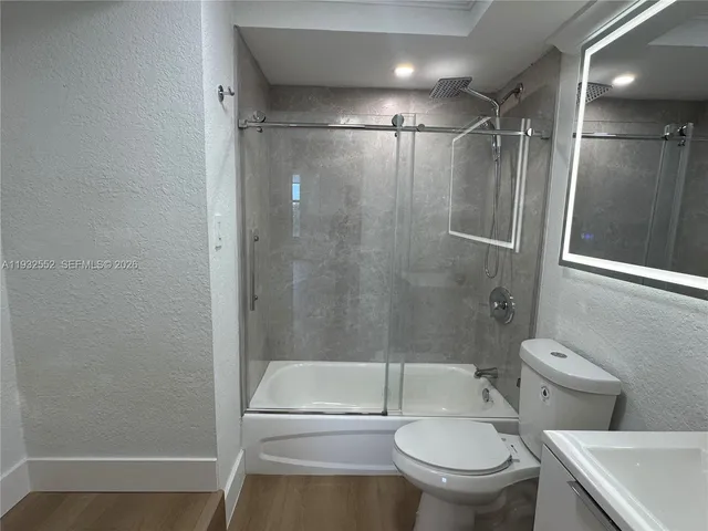 a view of a lake with a mountain in the background