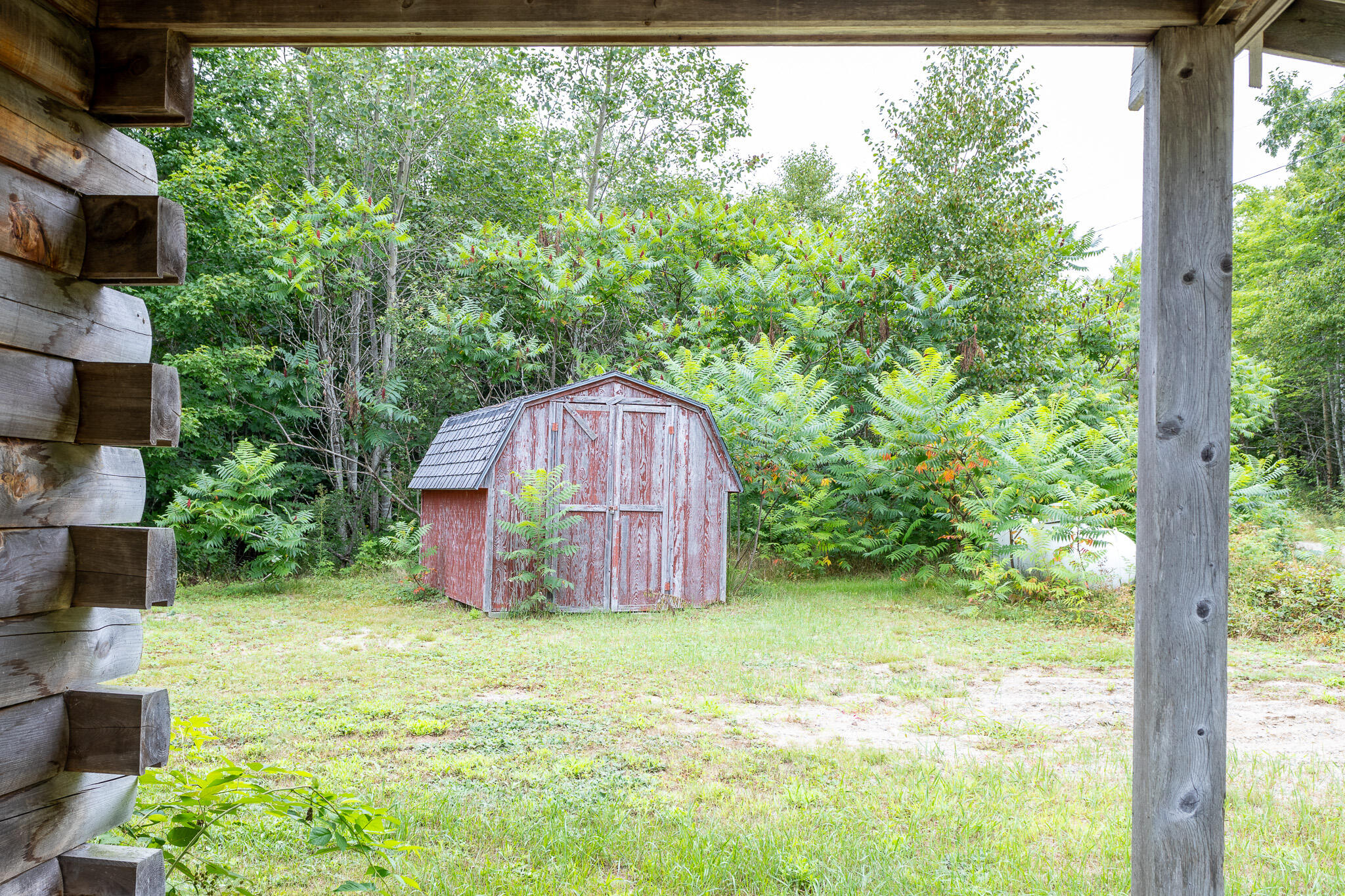 220 Eleanor Mae Road Deblois, ME 04622 - Photo 38 of 46 Shed from porch