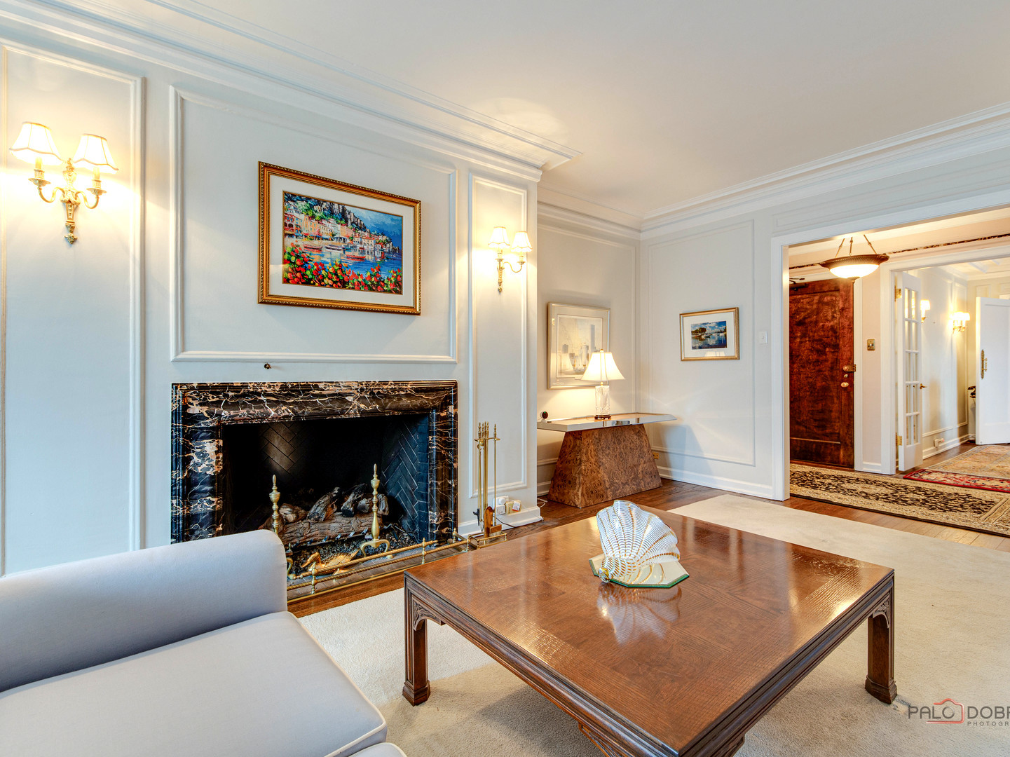 6342 North Sheridan Road, Unit 2B Chicago, IL 60660 - Photo 6 of 18 a living room with furniture and a fireplace