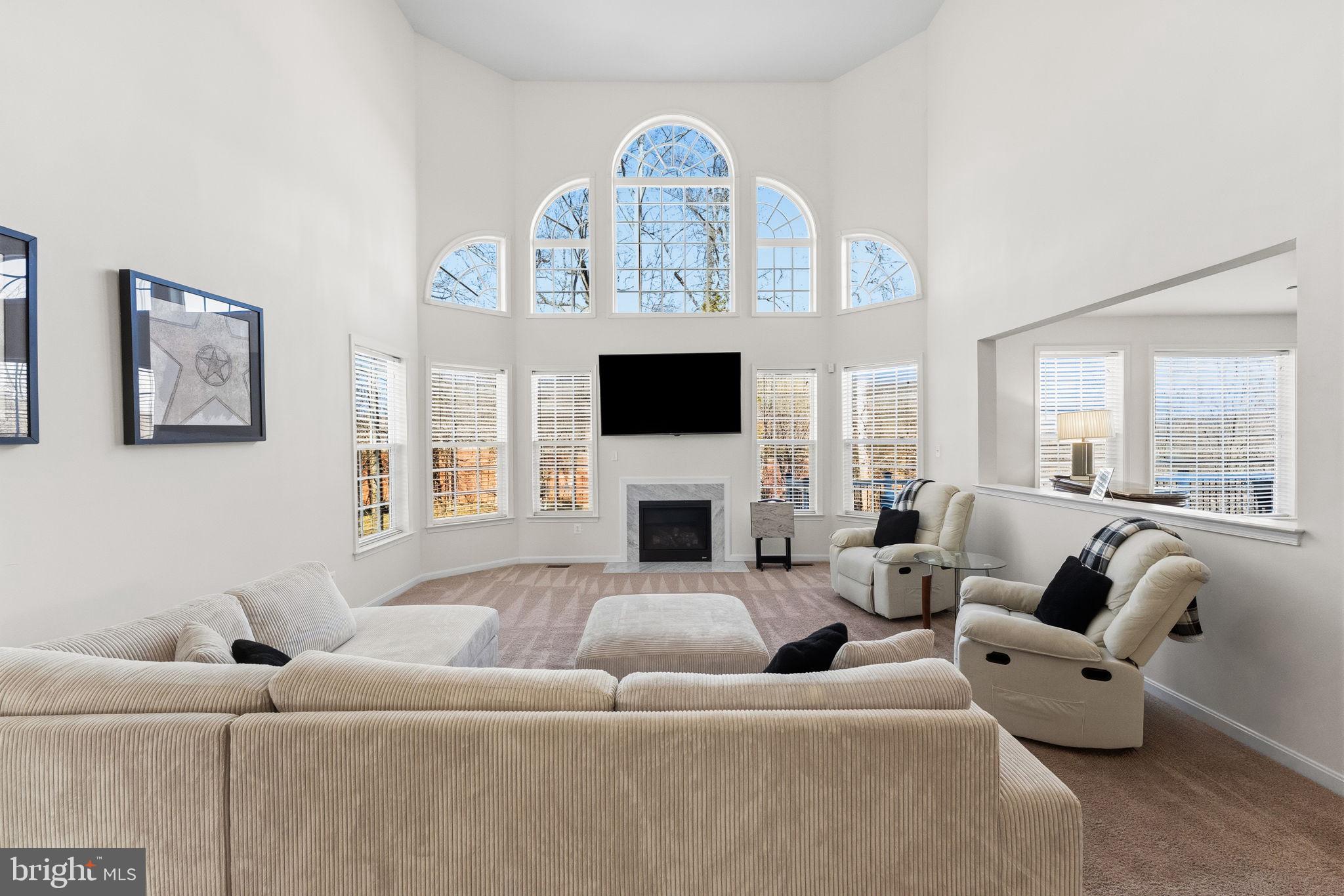 11904 Parallel Road Bowie, MD 20720 - Photo 12 of 86 a living room with furniture a fireplace and a flat screen tv