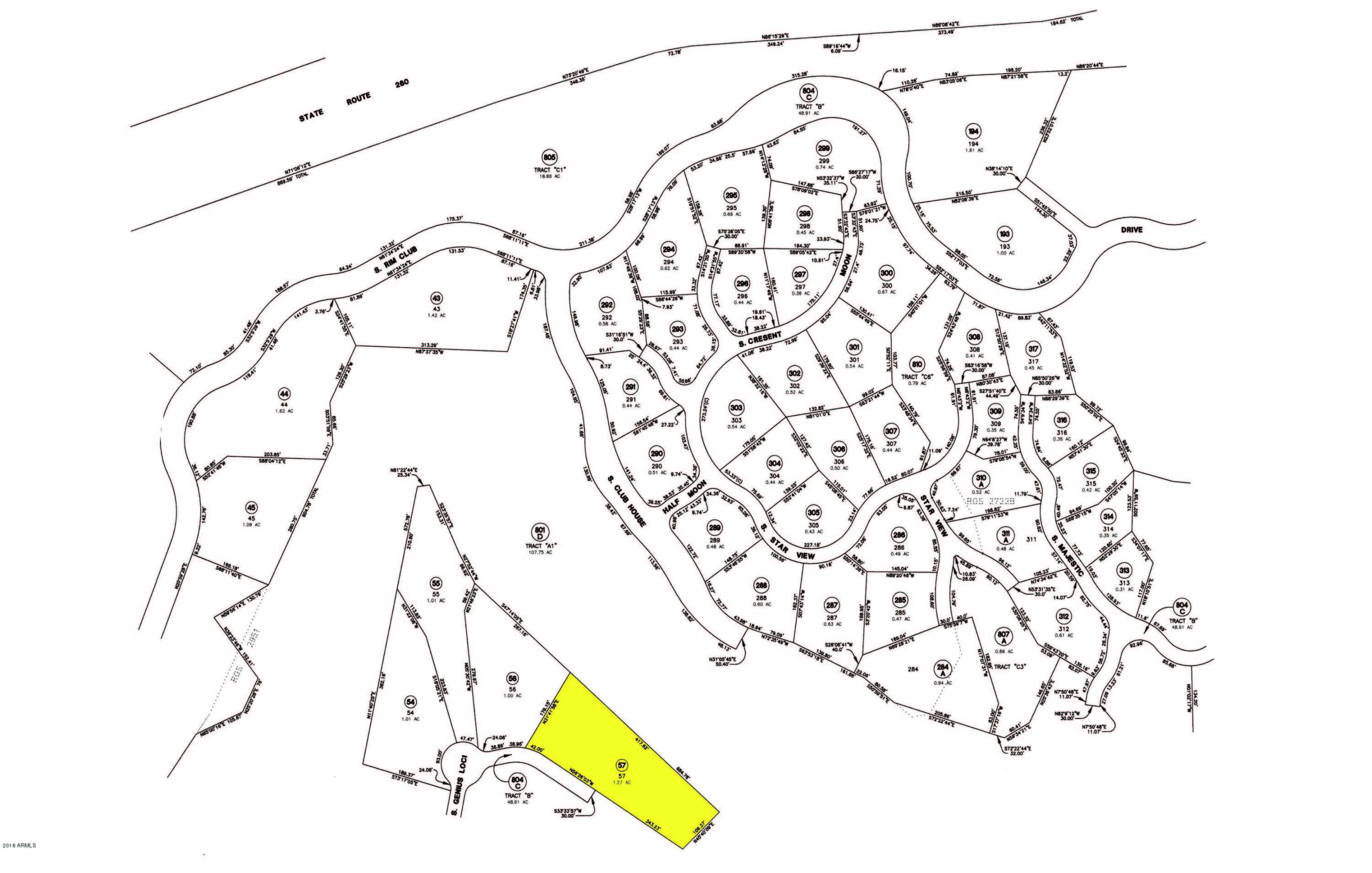 303 South Genius Loci, Unit 57 Payson, AZ 85541 - Photo 10 of 33 Map 3