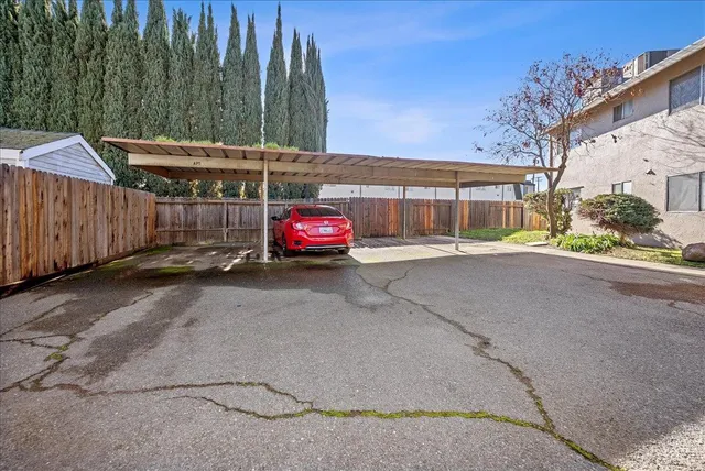 a view of a street with a road