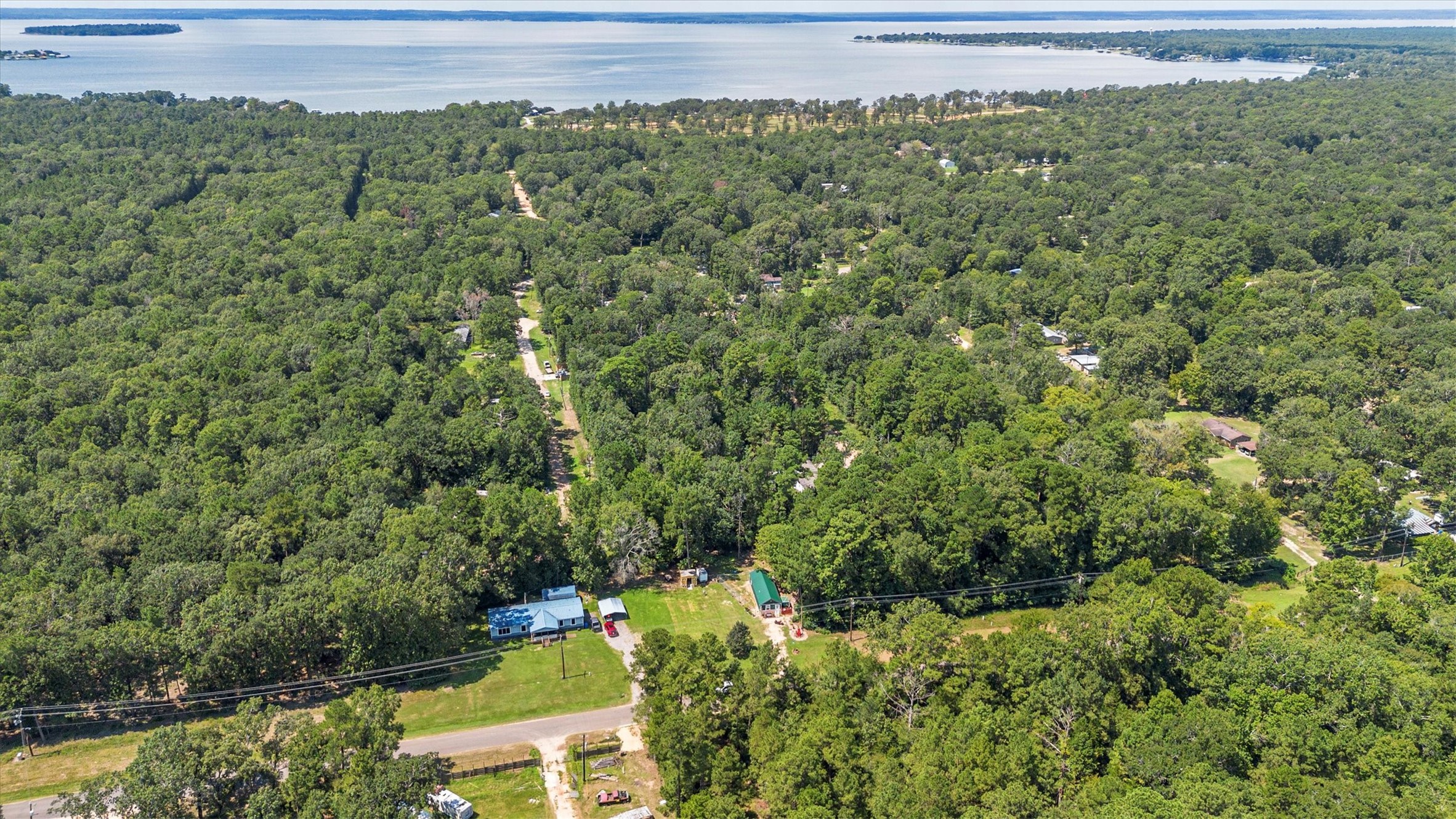 2075 Mangum Road Livingston, TX 77351 - Photo 38 of 45 a view of a house with a lush green forest