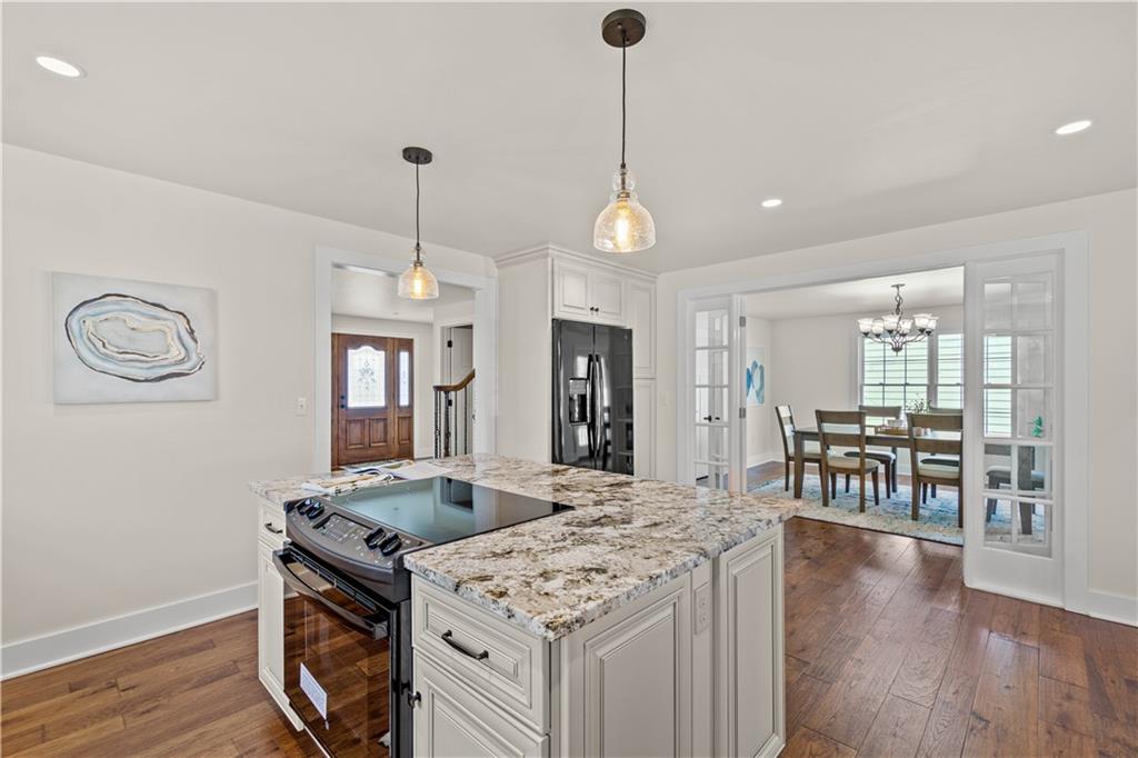 411 Georgetown Road Lawrence, PA 15055 - Photo 21 of 40 a kitchen with stove and refrigerator