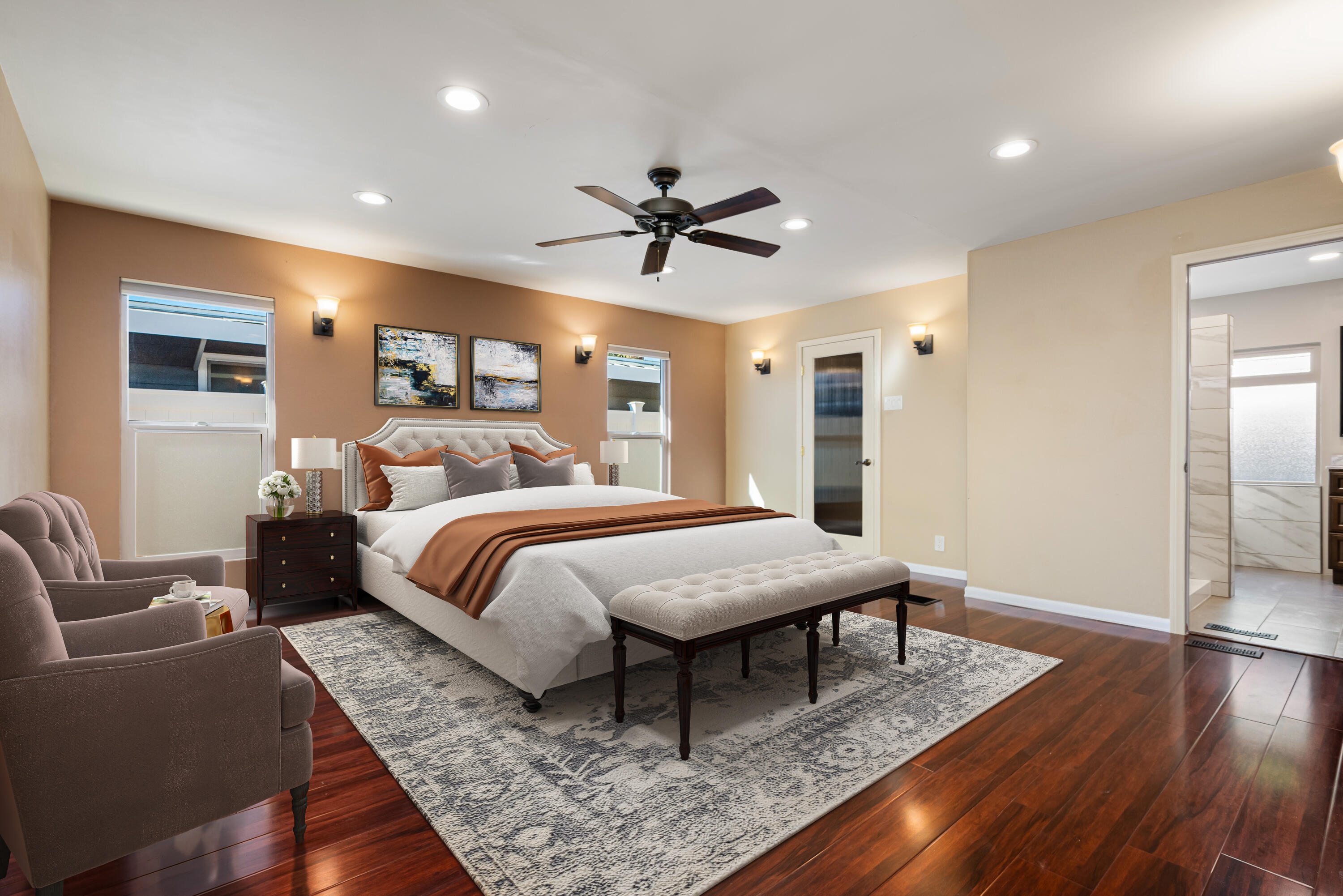 74096 Angels Cp Road Palm Desert, CA 92260 - Photo 12 of 33 a bed room with a bed and a couch