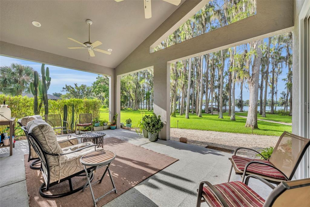 1134 Kelso Boulevard Windermere, FL 34786 - Photo 6 of 37 a lounge chair sitting in a yard next to a building