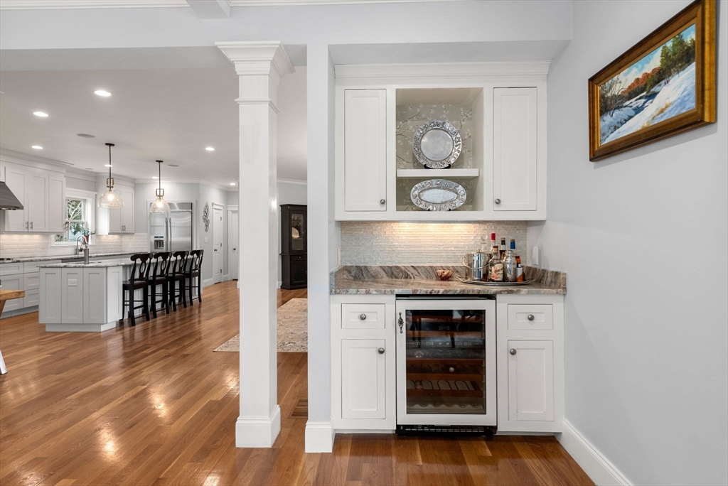 20 Manor Avenue Wellesley, MA 02482 - Photo 10 of 32 a kitchen with stainless steel appliances granite countertop a stove and a view of kitchen