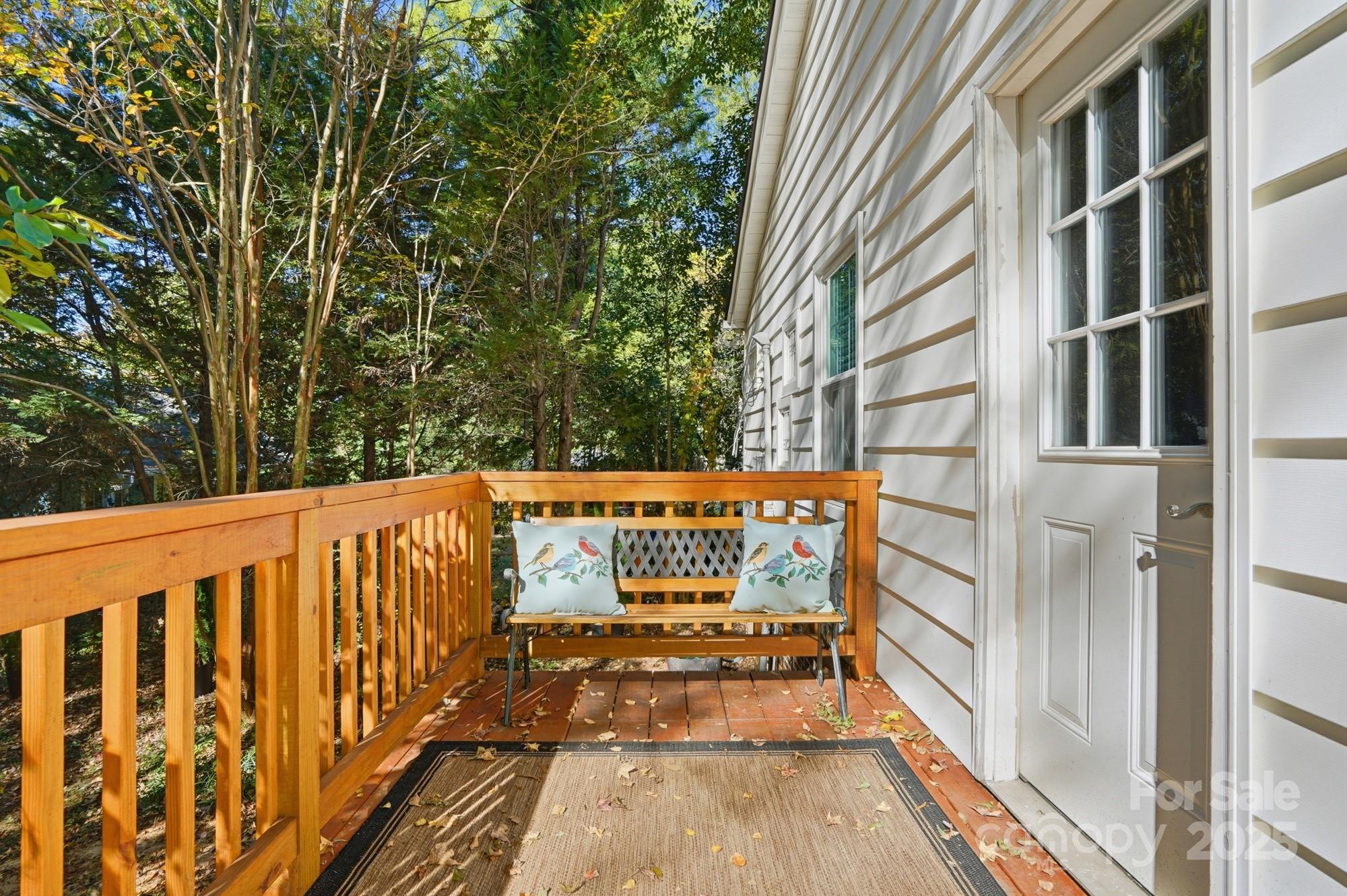 3108 Westmoreland Avenue Charlotte, NC 28205 - Photo 21 of 27 a view of balcony with wooden floor and fence