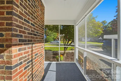 a view of a city from a balcony