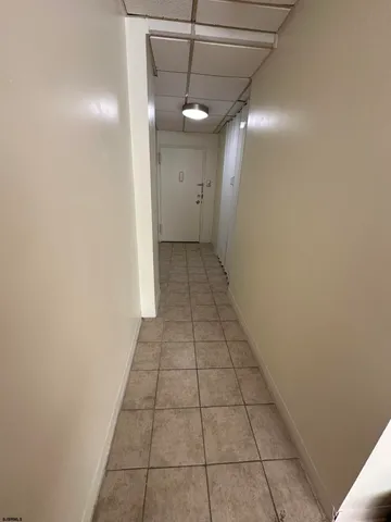 a view of a building and a street