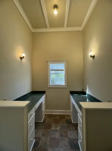 a room with storage and utility