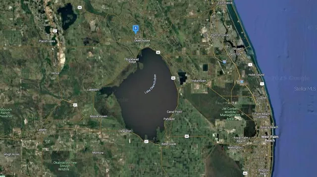 a aerial view of a house