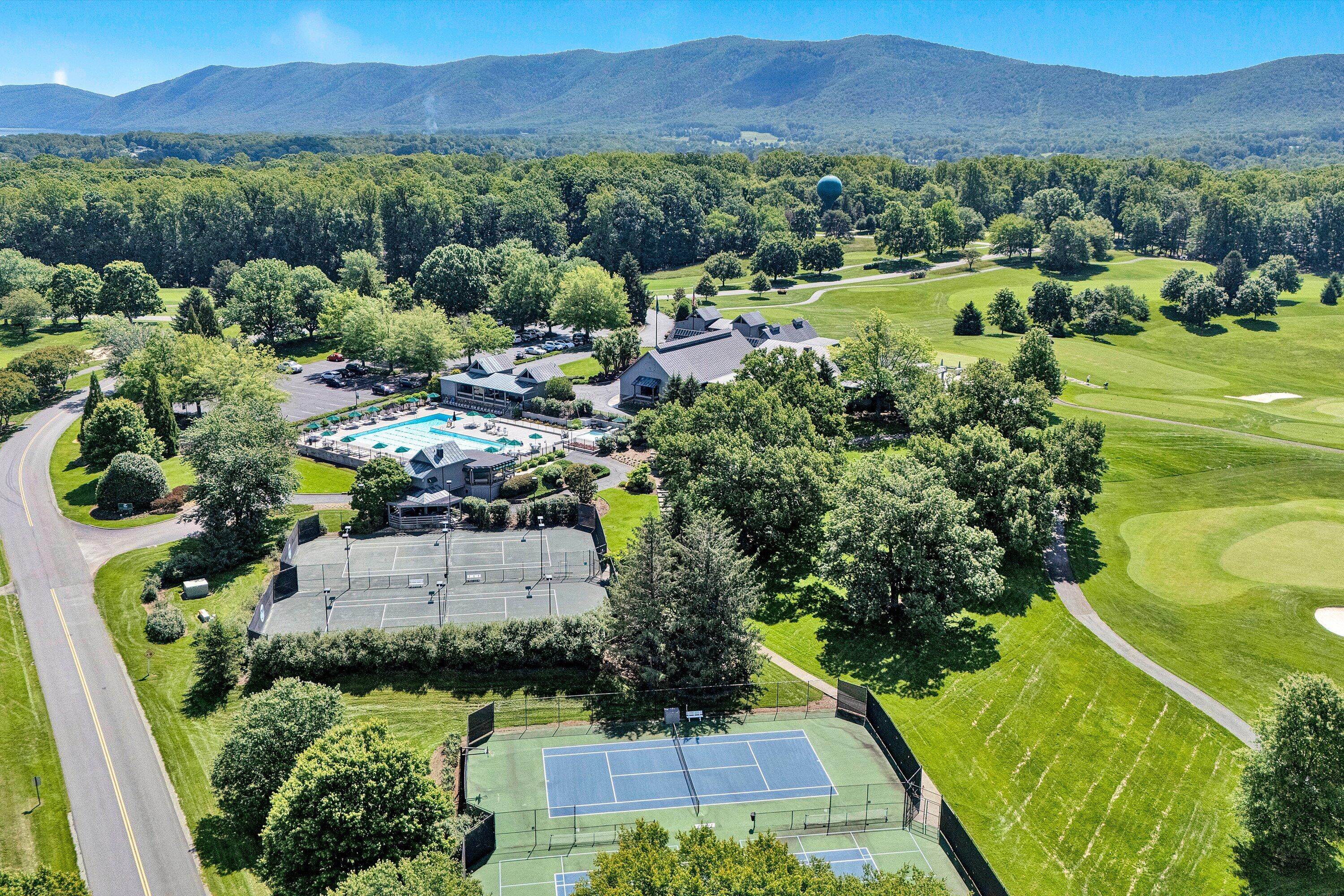 410 Marina Bay Drive, Unit 102 Penhook, VA 24137 - Photo 35 of 38 a view of a city with lush green forest