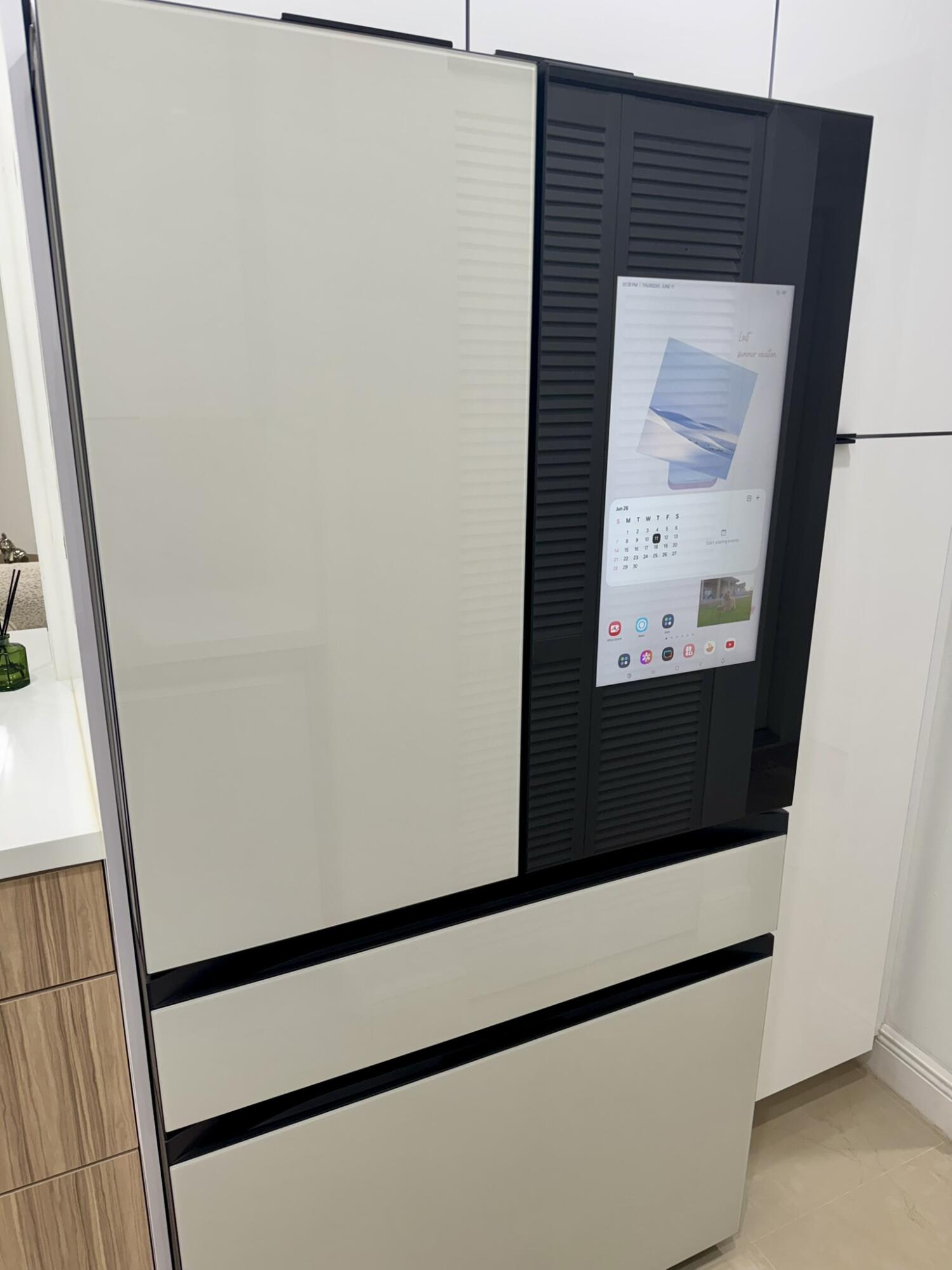 6335 Longboat Lane West, Unit E104 Boca Raton, FL 33433 - Photo 8 of 46 Samsung White Glass Smart Fridge