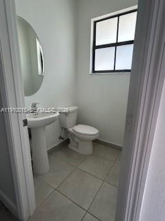 11781 Southwest 245 Terrace, Unit 11781 Homestead, FL 33032 - Photo 14 of 14 a bathroom with a toilet sink and mirror
