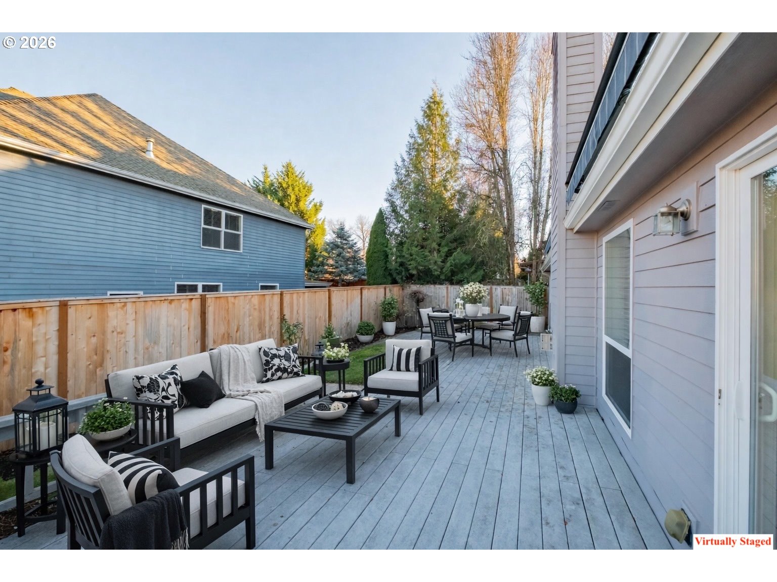 2463 Northwest Broadway Street Albany, OR 97321 - Photo 15 of 15 a balcony with chairs and with potted plants