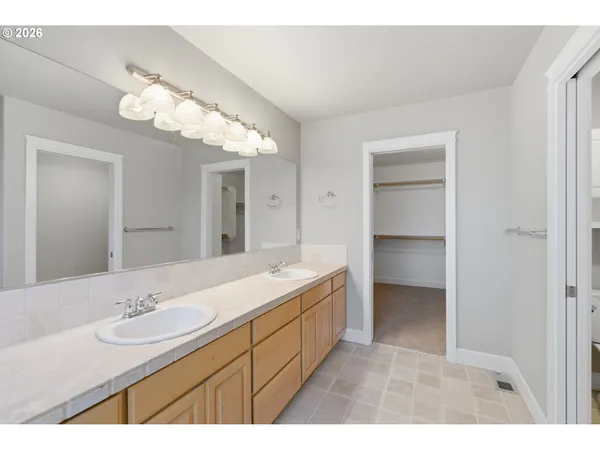 a bathroom with a sink a vanity and a mirror
