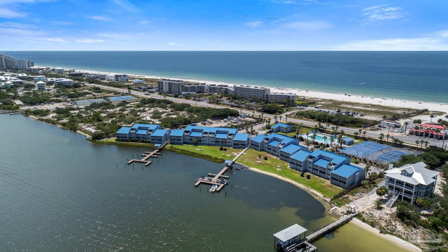 16470 Perdido Key Drive, Unit A 24 Perdido Key, FL 32507 - Photo 55 of 60 an aerial view of residential houses with outdoor space