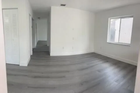 wooden floor in an empty room