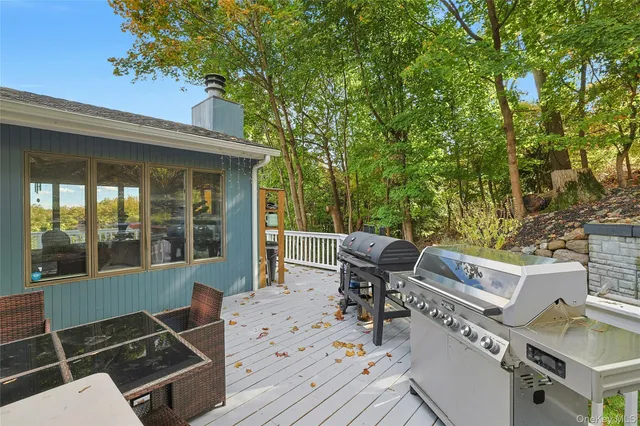an outdoor space with patio