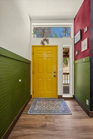 a room with furniture and window