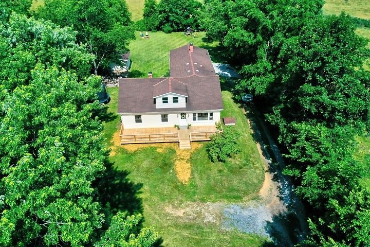 670 Rockfish Road Waynesboro, VA 22980 - Photo 28 of 58 an aerial view of a house with a garden