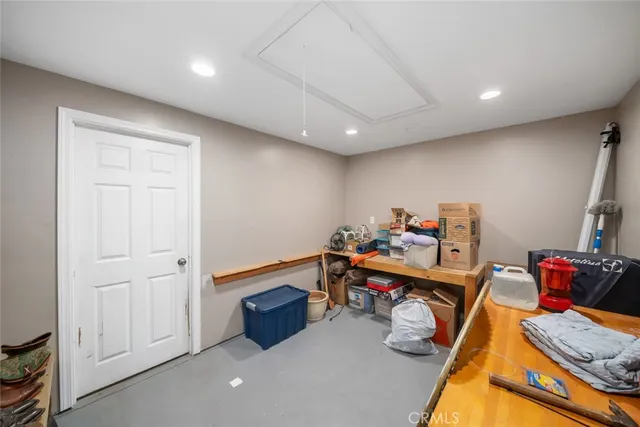 a room with furniture