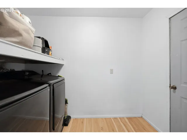 a view of a garage tables and a couch