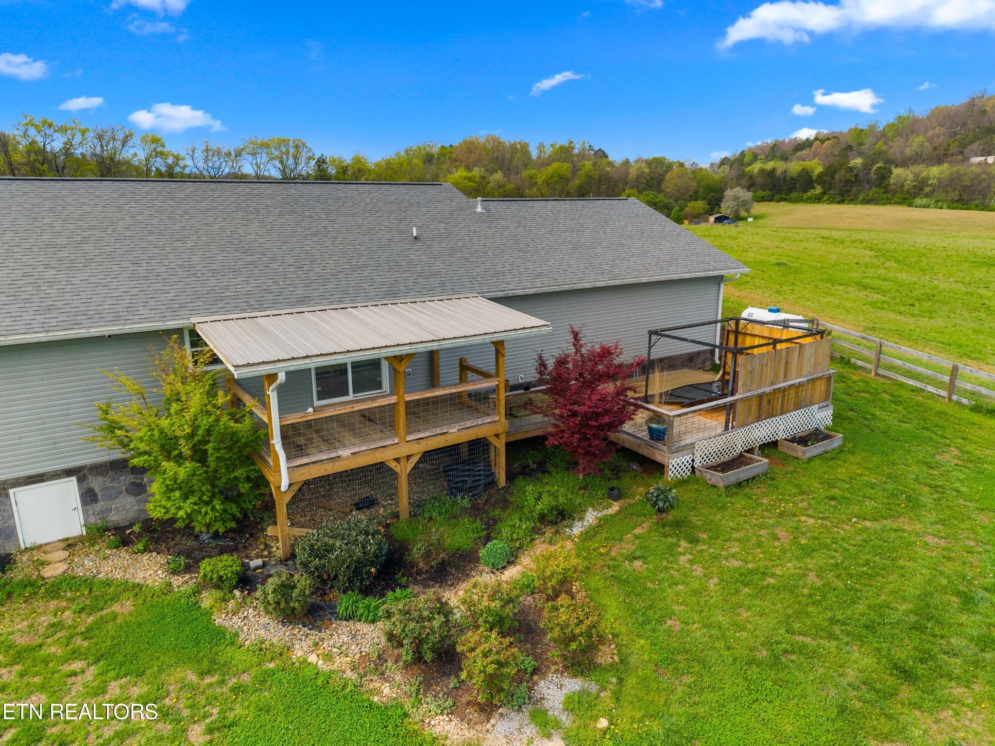 1159 Camellia Road Newport, TN 37821 - Photo 14 of 45 a aerial view of a house with a yard