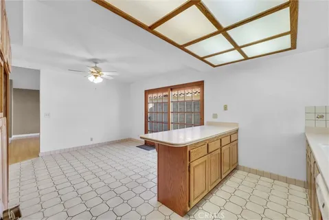 a utility room with cabinets